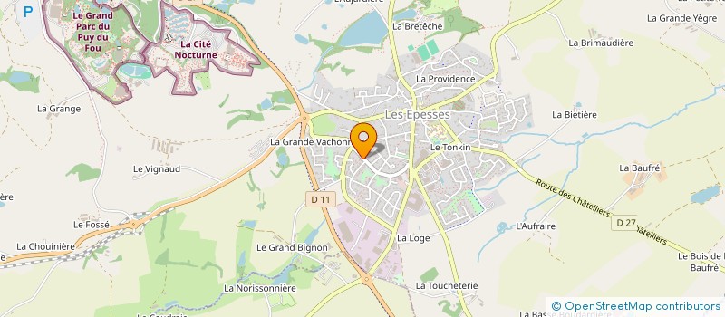 localisation de l'entreprise MADAME HELENE-XENG LO  LES EPESSES