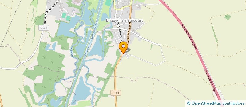 localisation de l'entreprise MADAME HELENE YAMASHITA  BRISSY-HAMEGICOURT