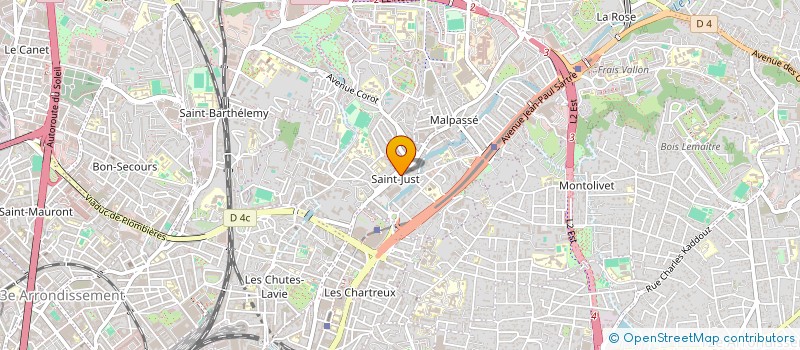 localisation de l'entreprise MADAME HELENE YOUSSEF  MARSEILLE