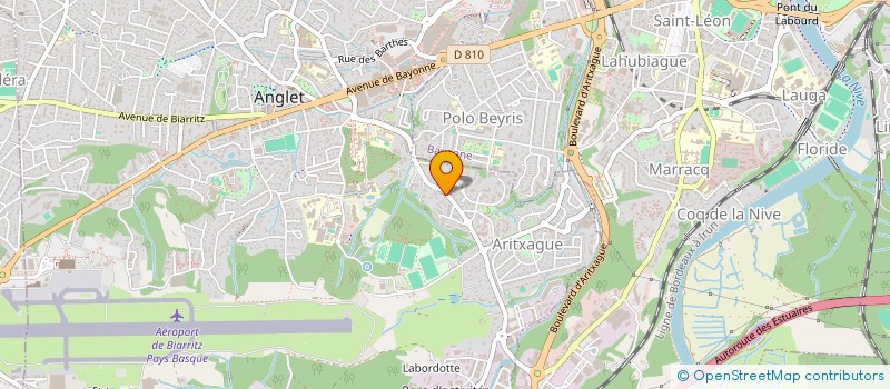 localisation de l'entreprise MADAME HELENE ZAMBETTI  ANGLET