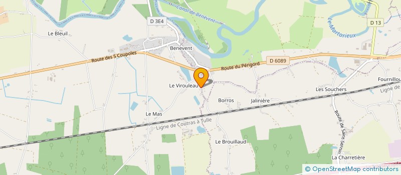 localisation de l'entreprise MADAME HELETICIA LELAINE  LE PIZOU