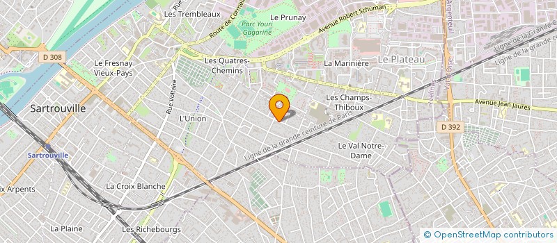 localisation de l'entreprise MADAME HELEYNA PRESSA  SARTROUVILLE