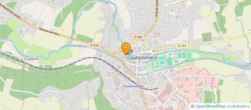 localisation de l'entreprise MADAME HELGA OTTO à COULOMMIERS