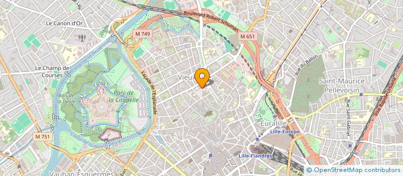 localisation de l'entreprise MADAME HELGA SCARWELL à LILLE