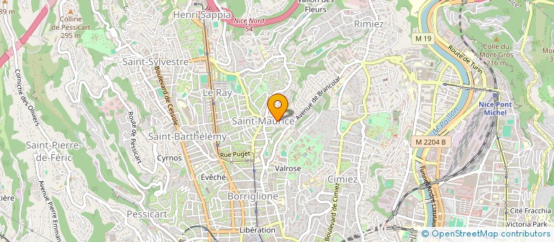 localisation de l'entreprise MADAME HELIA PELLICANO à NICE
