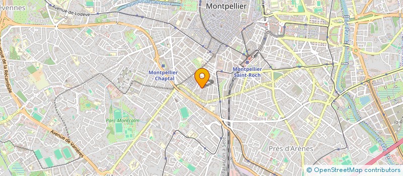 localisation de l'entreprise MADAME HELIANDRE ROUGET à MONTPELLIER