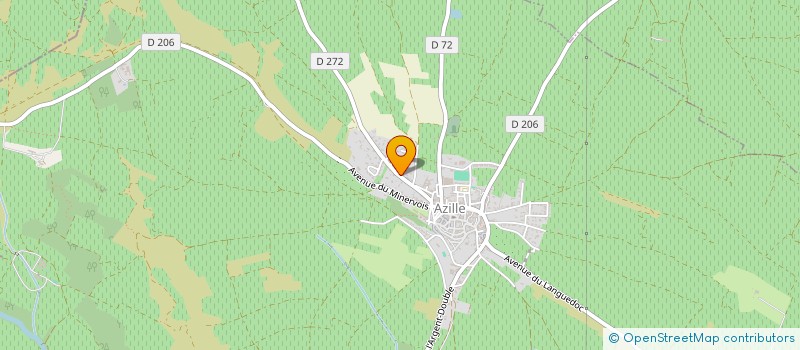 localisation de l'entreprise MADAME HELIANE CABRERA  AZILLE