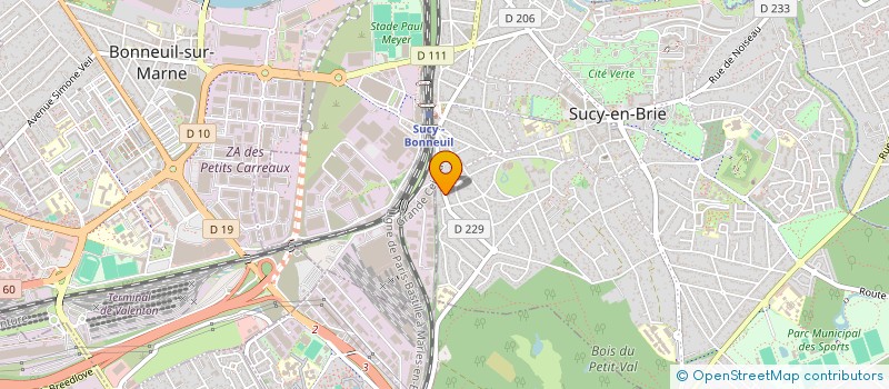 localisation de l'entreprise MADAME HELIDA PRATA  SUCY-EN-BRIE