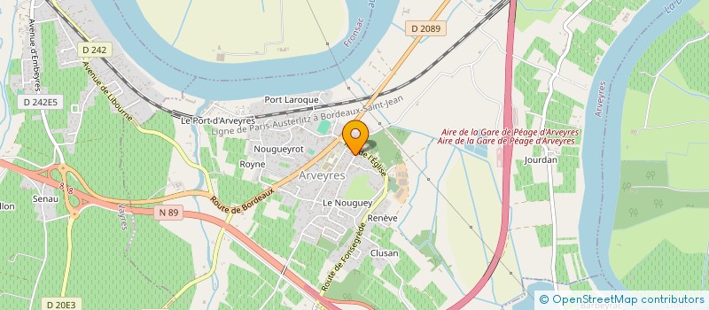 localisation de l'entreprise MADAME HELIMINE HERBET  ARVEYRES