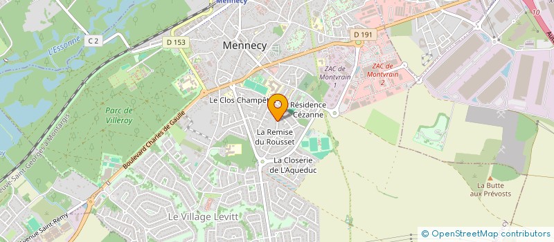localisation de l'entreprise MADAME HELIN KARATAS à MENNECY