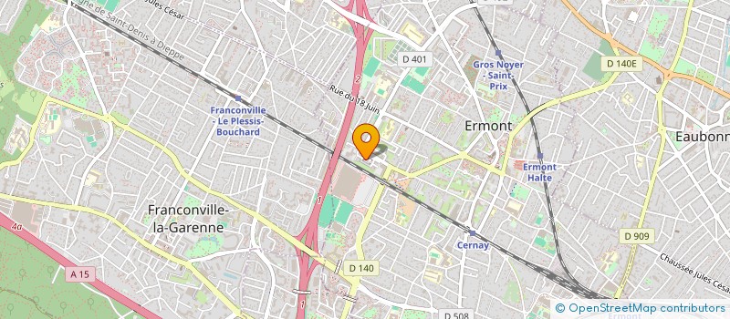localisation de l'entreprise MADAME HELIN OCALAN à ERMONT