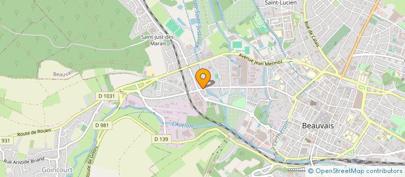 localisation de l'entreprise MADAME HELINE EVLIYAOGLU  BEAUVAIS