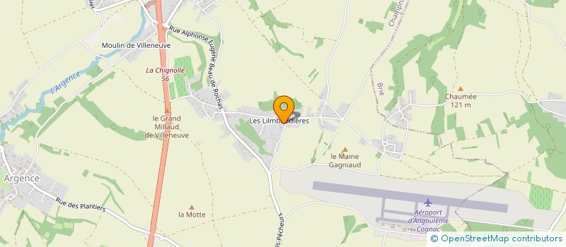 localisation de l'entreprise MADAME HELINE HUBLART  CHAMPNIERS