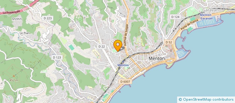 localisation de l'entreprise MADAME HELLA MARIA KALKUS à MENTON