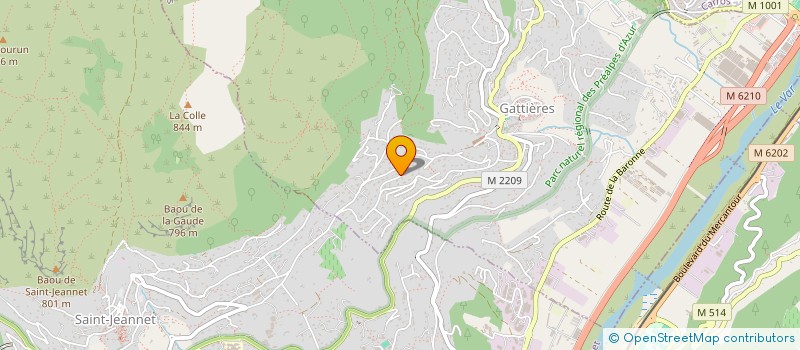 localisation de l'entreprise MADAME HELLA ZIDI  GATTIERES