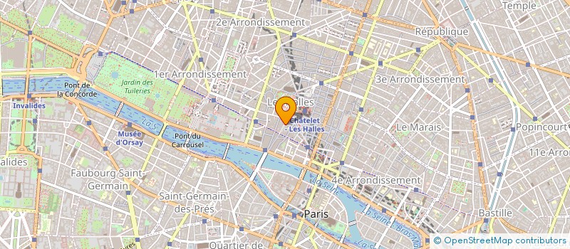 localisation de l'entreprise MADAME HELLEN LAMARQUE à PARIS