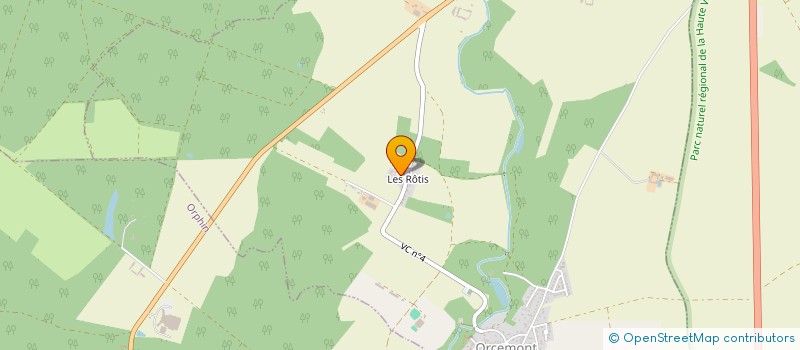 localisation de l'entreprise MADAME HELLEN POMMERET  ORCEMONT