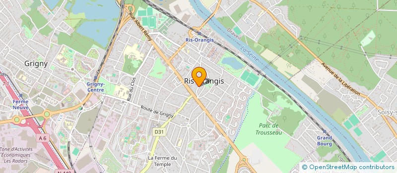 localisation de l'entreprise MADAME HELOIME MUTOMBO  RIS-ORANGIS