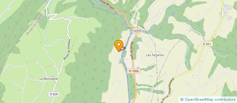 localisation de l'entreprise MADAME HELOISE ARVISET  MIRIBEL-LES-ECHELLES