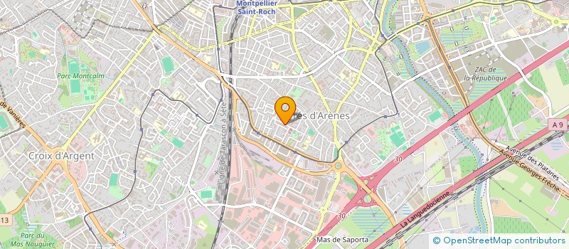 localisation de l'entreprise MADAME HELOISE AUDOUBERT à MONTPELLIER