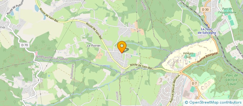 localisation de l'entreprise MADAME HELOISE BASSON  LENTILLY