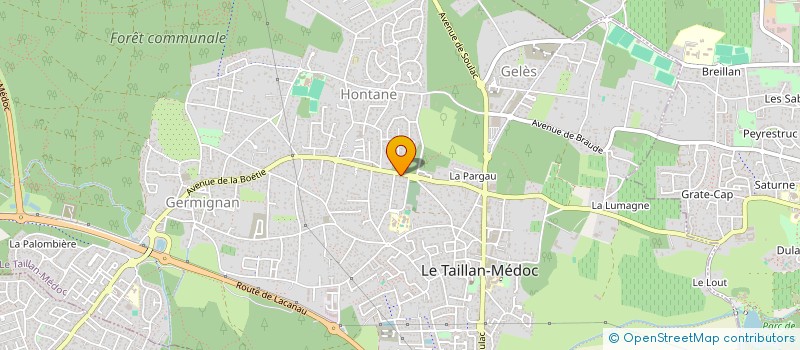 localisation de l'entreprise MADAME HELOISE BAUDRY à LE TAILLAN-MEDOC