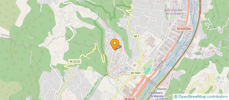 localisation de l'entreprise MADAME HELOISE BEAUX  CARROS