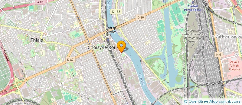 localisation de l'entreprise MADAME HELOISE BEILLEVAIRE  CHOISY-LE-ROI