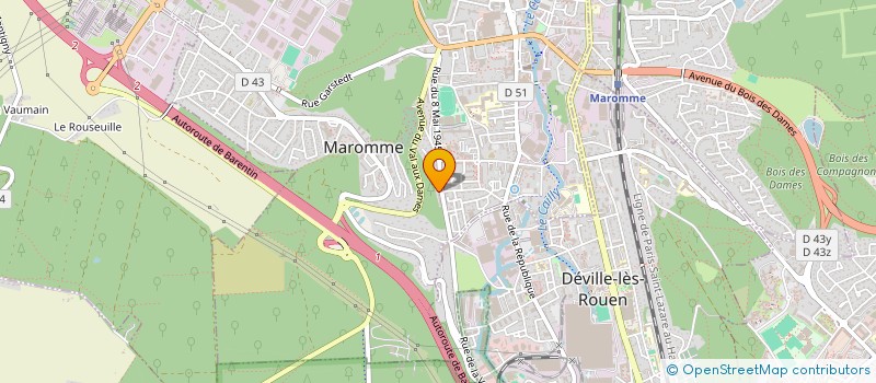 localisation de l'entreprise MADAME HELOISE BONNARD  MAROMME