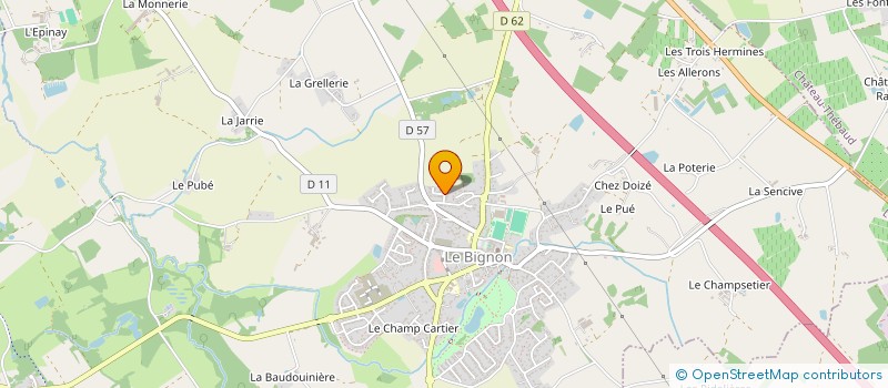 localisation de l'entreprise MADAME HELOISE BOULVAIS  LE BIGNON