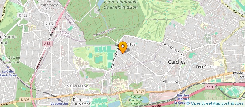 localisation de l'entreprise MADAME HELOISE BOURDEL  VAUCRESSON