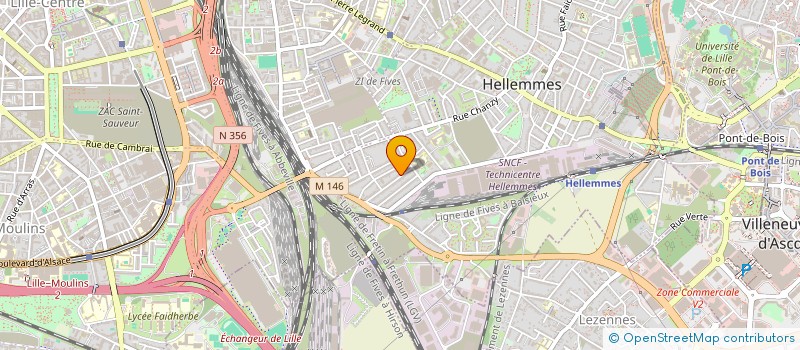 localisation de l'entreprise MADAME HELOISE BOURLET à LILLE