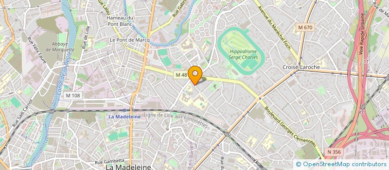 localisation de l'entreprise MADAME HELOISE BOUSQUET à MARCQ-EN-BARŒUL