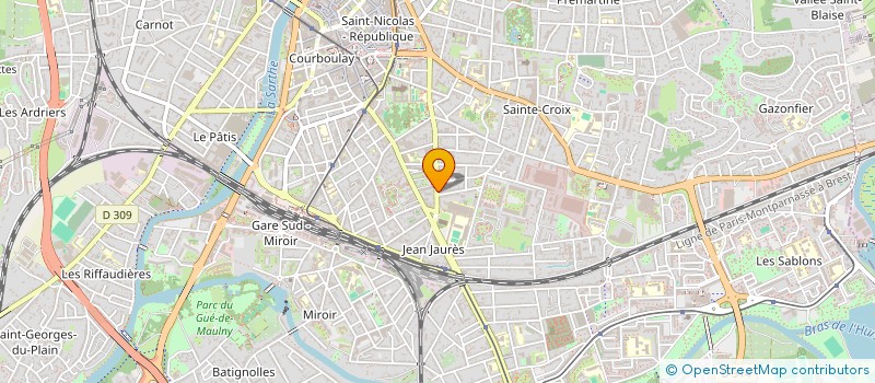 localisation de l'entreprise MADAME HELOISE BOUSSEAU  LE MANS