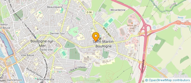 localisation de l'entreprise MADAME HELOISE BRAJOU  SAINT-MARTIN-BOULOGNE