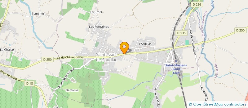 localisation de l'entreprise MADAME HELOISE BUFFETEAU  SAINT-YZAN-DE-SOUDIAC