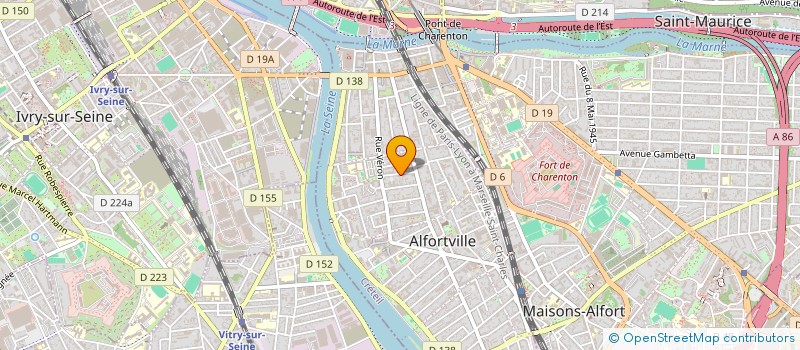 localisation de l'entreprise MADAME HELOISE CAILLEUX  ALFORTVILLE