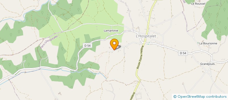 localisation de l'entreprise MADAME HELOISE CARRET  PERN-LHOSPITALET