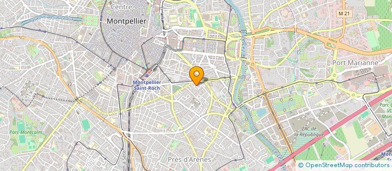 localisation de l'entreprise MADAME HELOISE CASSAGNES  MONTPELLIER