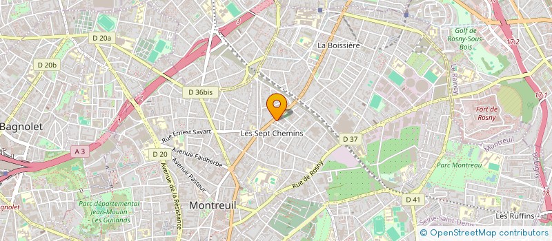 localisation de l'entreprise MADAME HELOISE CHAPPUT à MONTREUIL