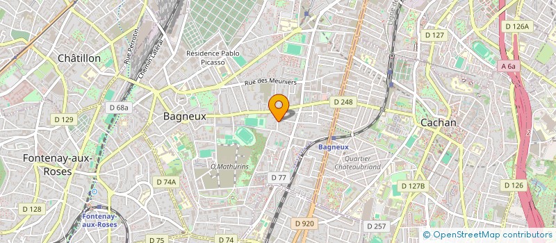 localisation de l'entreprise MADAME HELOISE CHOUQUET à BAGNEUX