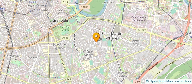 localisation de l'entreprise MADAME HELOISE CLAUDEL à SAINT-MARTIN-D'HERES