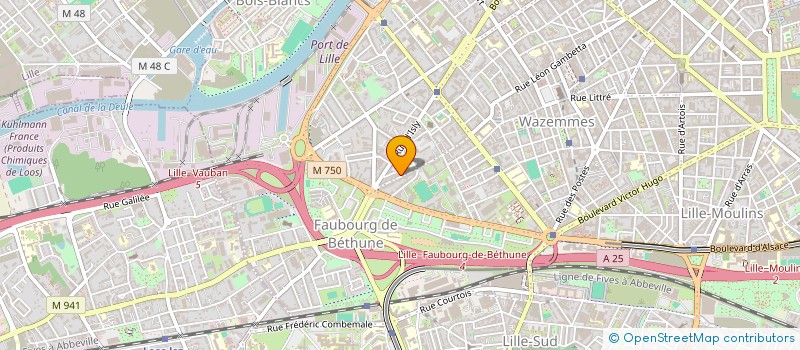 localisation de l'entreprise MADAME HELOISE COLLARD à LILLE