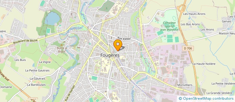 localisation de l'entreprise MADAME HELOISE CORMIER  FOUGERES