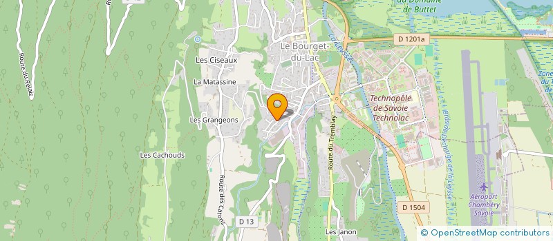 localisation de l'entreprise MADAME HELOISE COUIC RUHL  LE BOURGET-DU-LAC