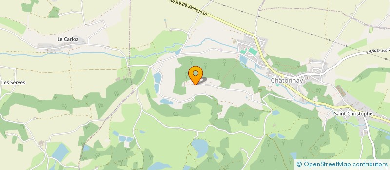 localisation de l'entreprise MADAME HELOISE COUPAT  CHATONNAY