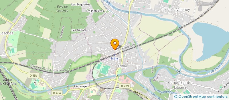 localisation de l'entreprise MADAME HELOISE DANNE à ESBLY