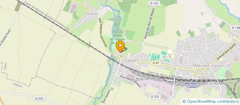 localisation de l'entreprise MADAME HELOISE DE NOAILLY  MEZIDON VALLEE D'AUGE