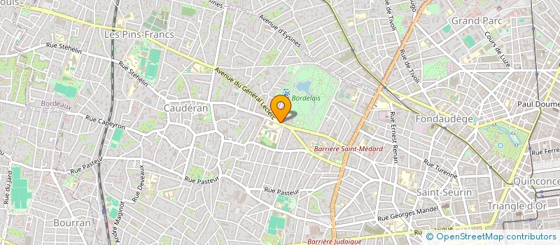 localisation de l'entreprise MADAME HELOISE DE SAINT PASTOU DE BONREPEAUX  BORDEAUX