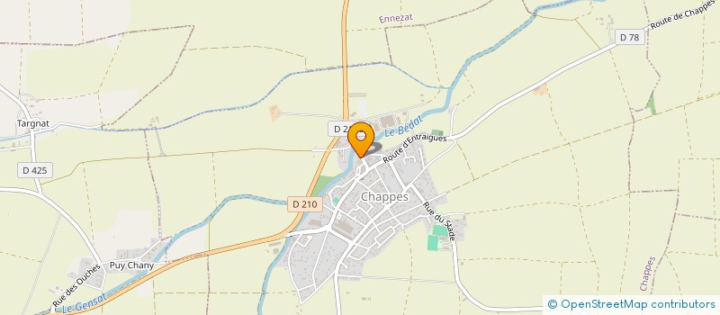 localisation de l'entreprise MADAME HELOISE DEBRE  CHAPPES